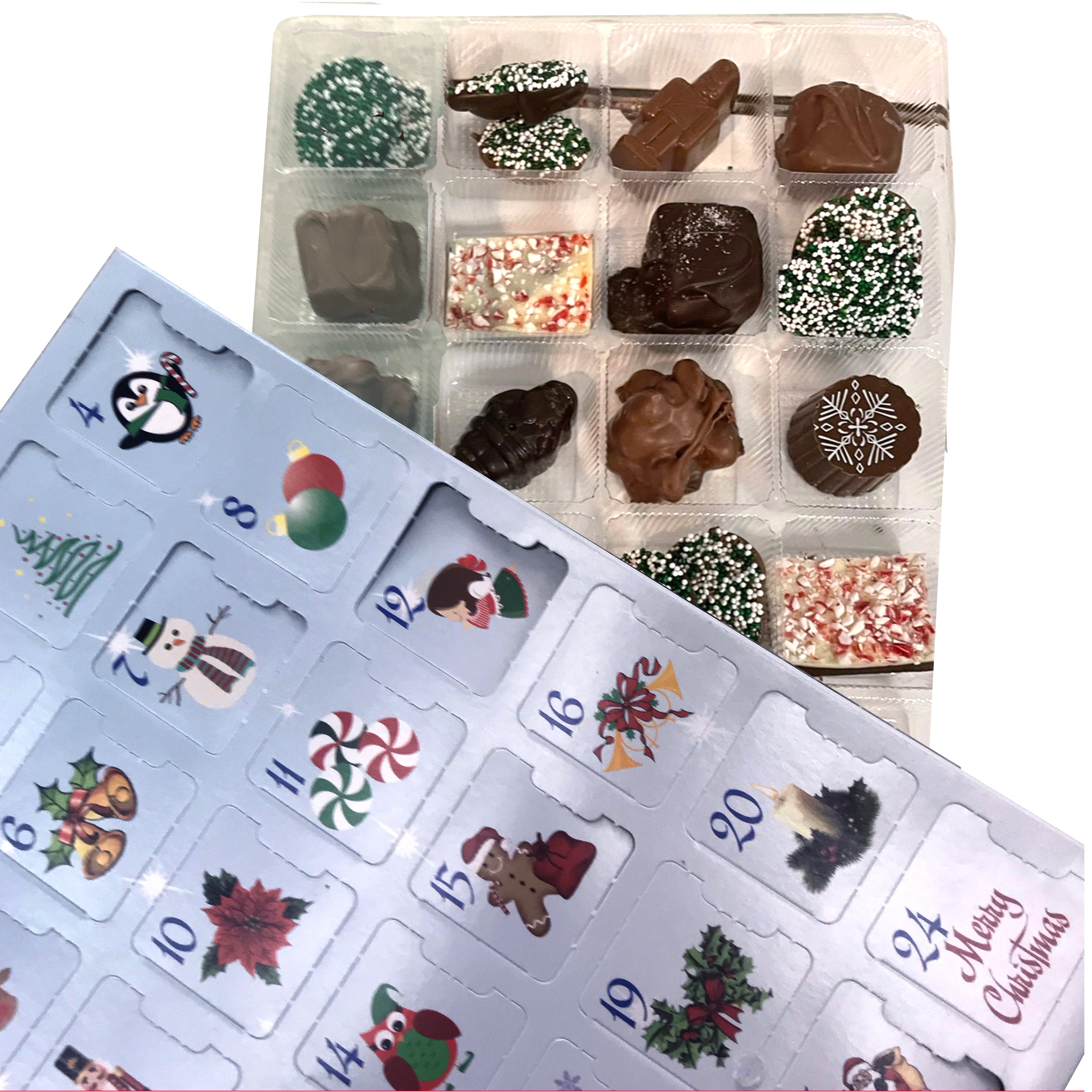 Assorted Chocolate Advent Calendar Red Bank Chocolate Shoppe
