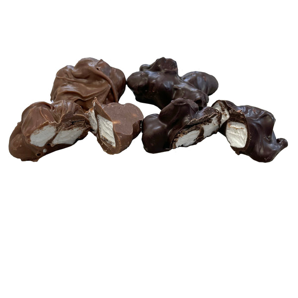 Chocolate Covered Marshmallow Clusters 